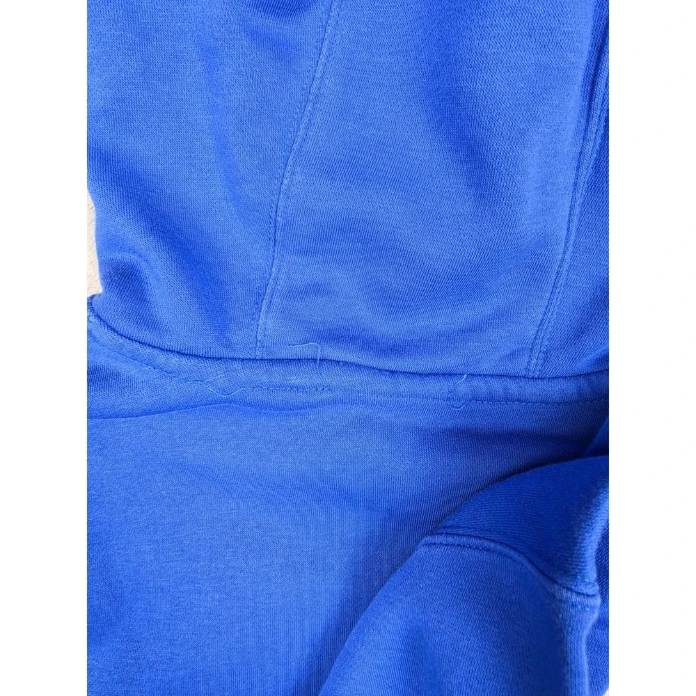 Nike Pullover Hoodie Mens Medium Blue CJ1611-493 Swoosh Fleece Sweatshirt